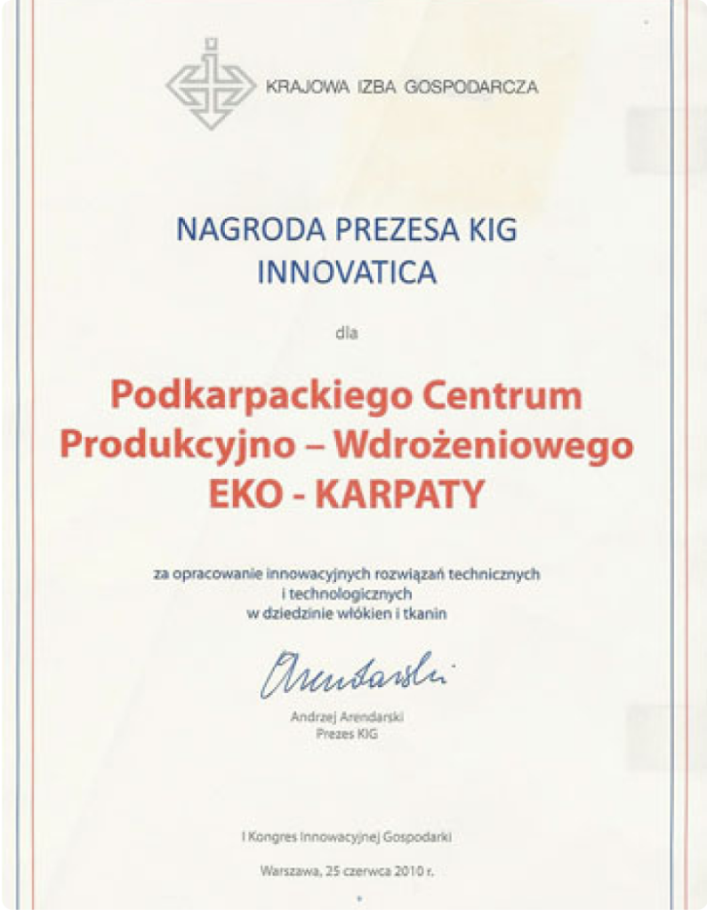 Certyfikat 2